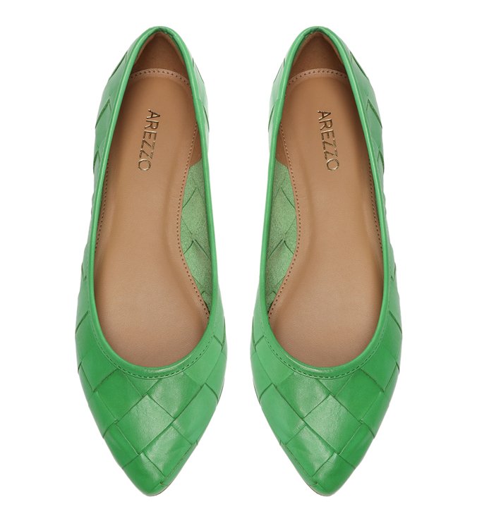 Sapatilha Verde Maxi Tressê