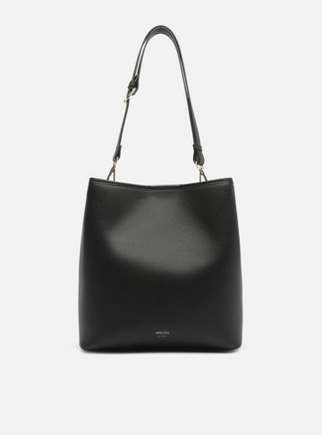Arezzo — Bolsa Shopping Preta Grande Metais