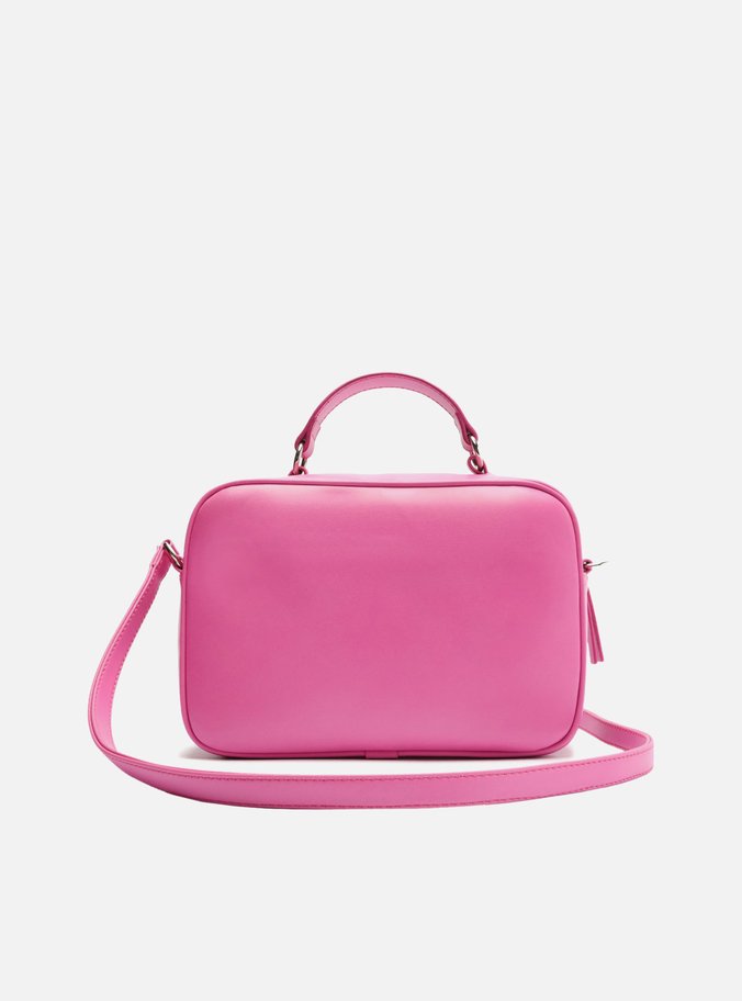 Bolsa Tiracolo Rosa Giorno Média Colorida
