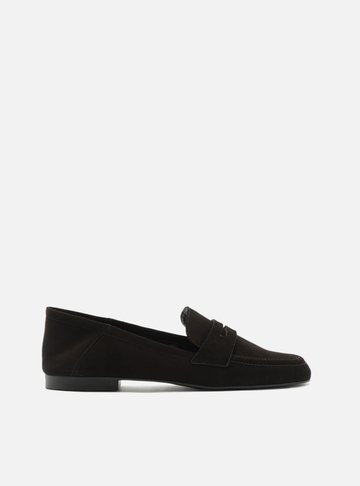 Mocassim Preto Acamurçado Tira Classic