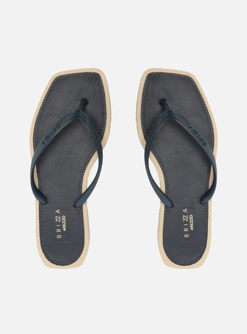 Chinelo de Dedo Preto Square Recouro Brizza