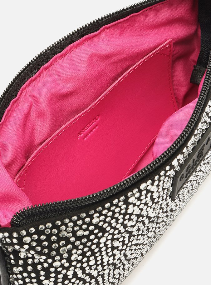 Clutch Preta Nylon Lizza Glam Pequena