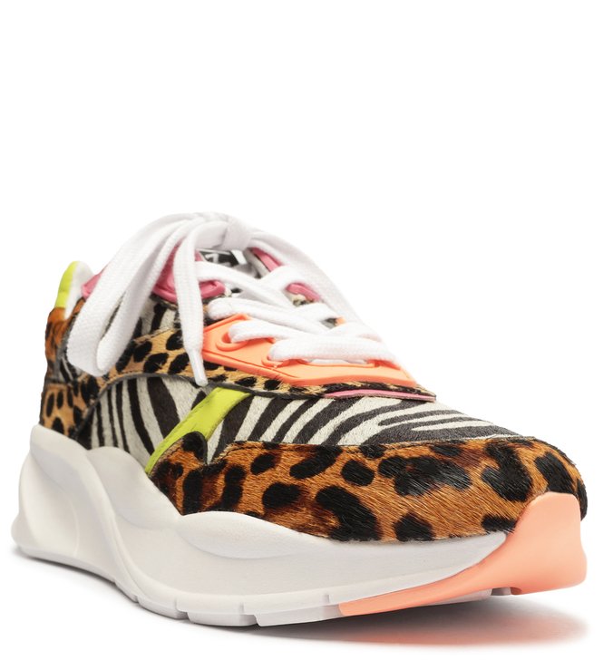 Tênis Animal Print Multimaterial Color