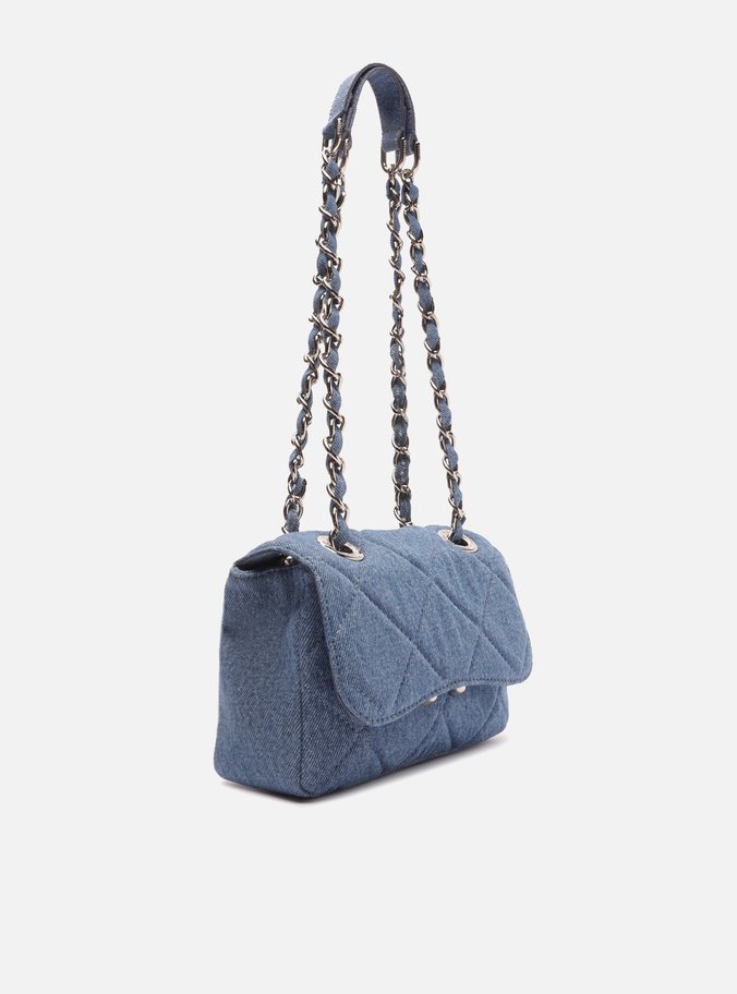 Bolsa Tiracolo Azul Jeans Mizz Pequena