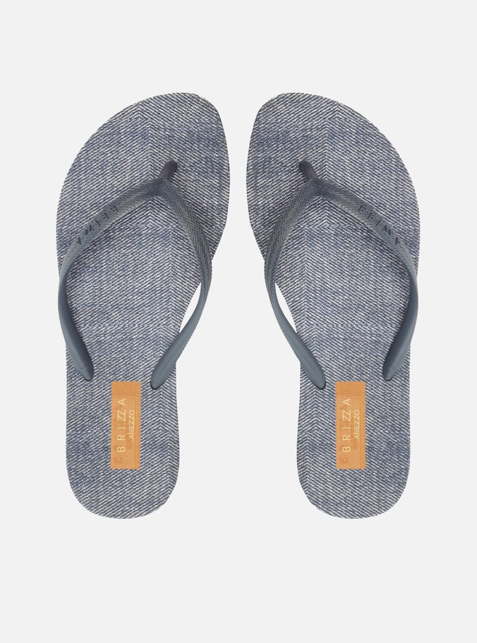 Chinelo de Dedo Azul Denim Essential Brizza