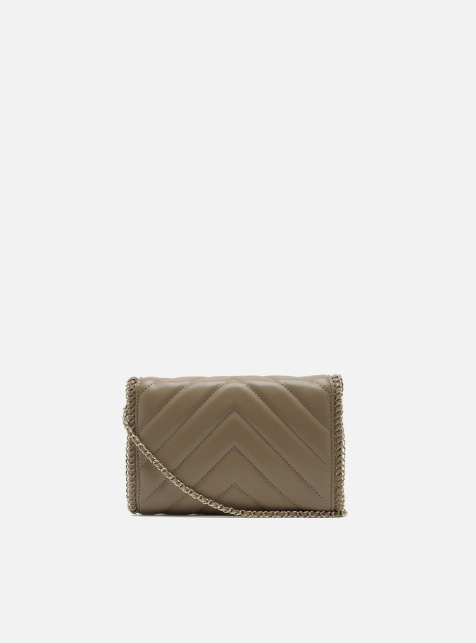 Bolsa Tiracolo Nude Pequena Matelassê Corrente