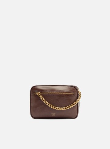 Arezzo — Bolsa Tiracolo Marrom Pequena Bolso Corrente