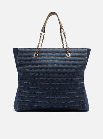 Arezzo — Bolsa Satchel Azul Grance