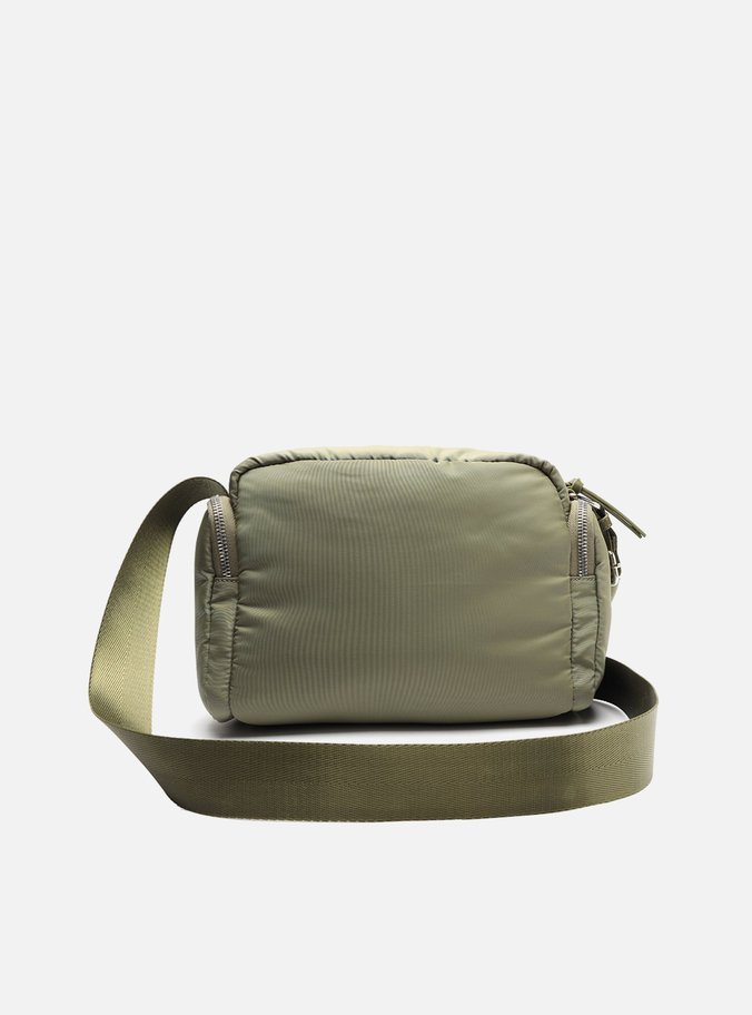 Bolsa Tiracolo Verde Nylon Média Bolso
