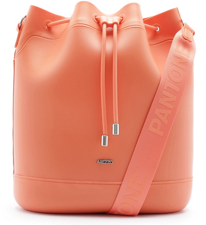 PANTONE | Bolsa Bucket Média Laranja Fosca