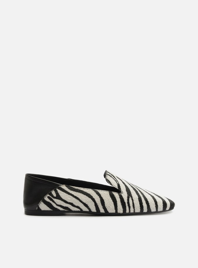 Sapatilha Preta Animal Print