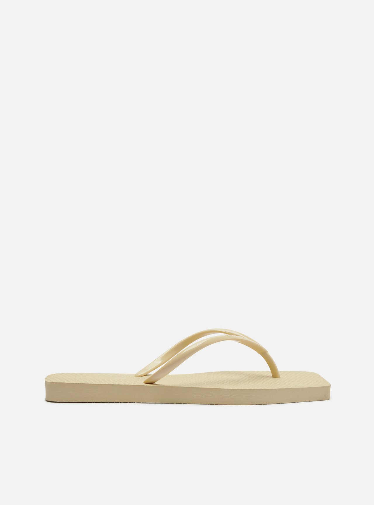 Chinelo de Dedo Branco Flat Brizza — foto 3
