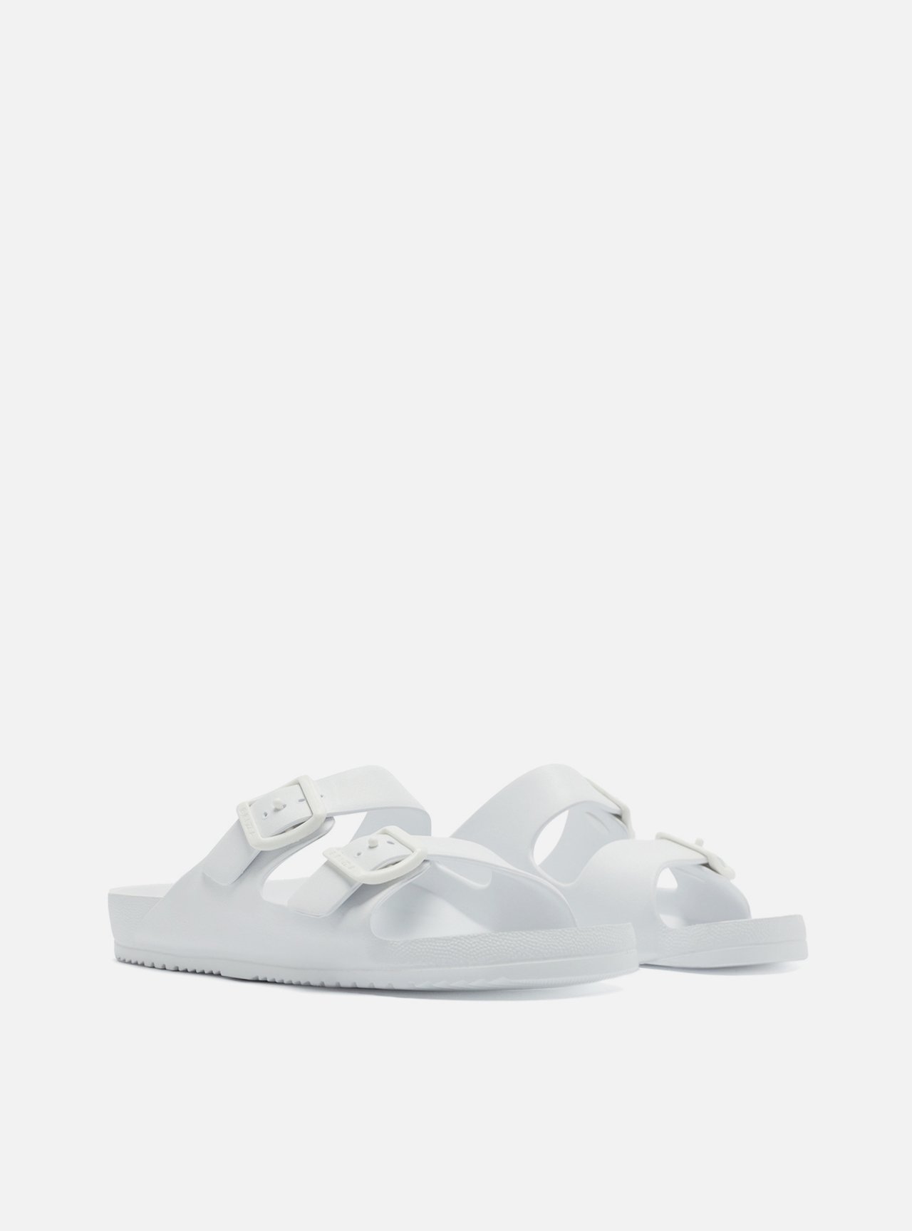 Slide Branca Flatform Tiras Brizza — foto 4