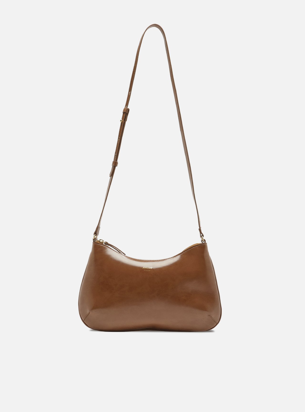Bolsa Tiracolo Marrom Média Corrente — foto 7