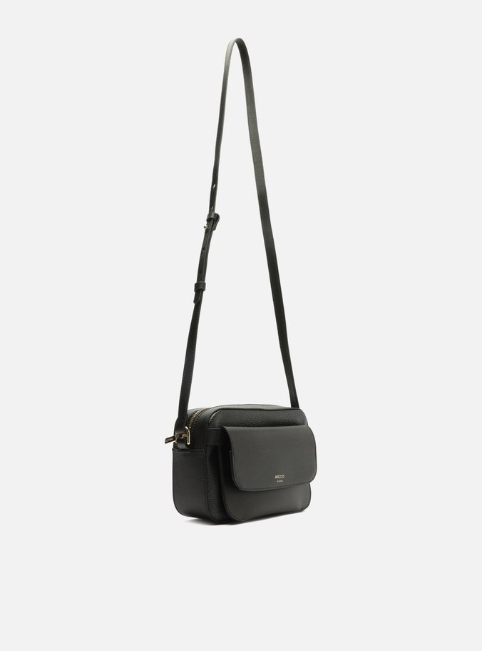 Bolsa Tiracolo Preta Média Pouch Removível