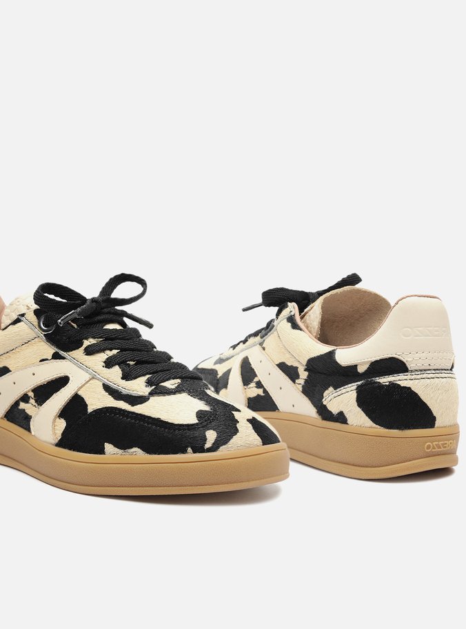 Tênis Animal Print Cow Amarração ARZ72