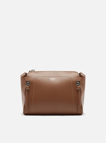 Bolsa Tiracolo Marrom Média
