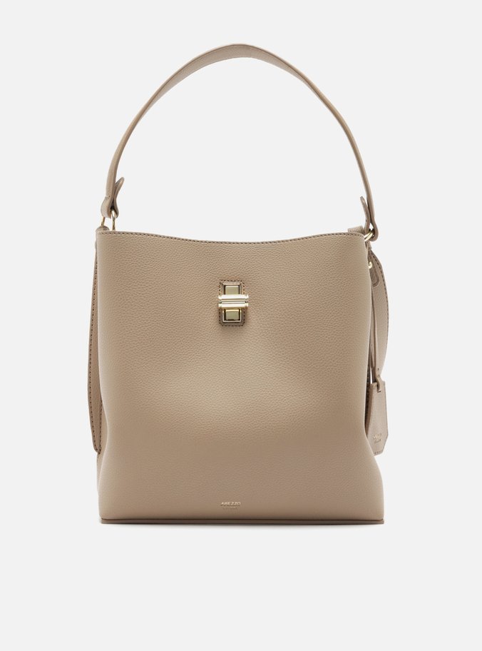 Bolsa Tote Cinza Grande