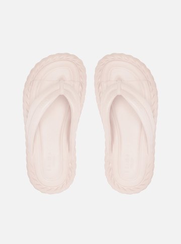 Sand�lia Nude Flatform Marrocos Bold