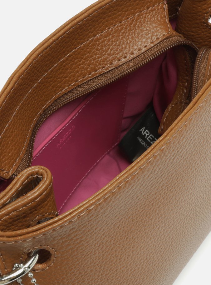 Bolsa Tiracolo Marrom Pequena Tiras Alças