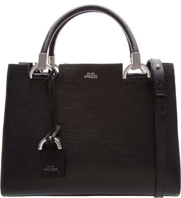 Bolsa Couro Tote Abraccio Preto