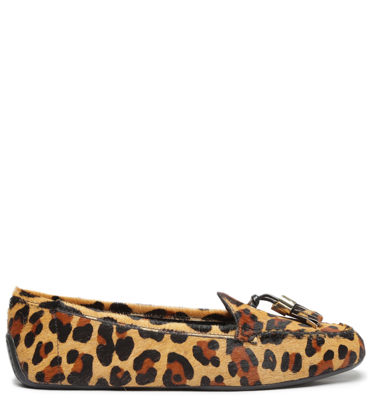 Mocassim Animal Print Pelo Barbicacho