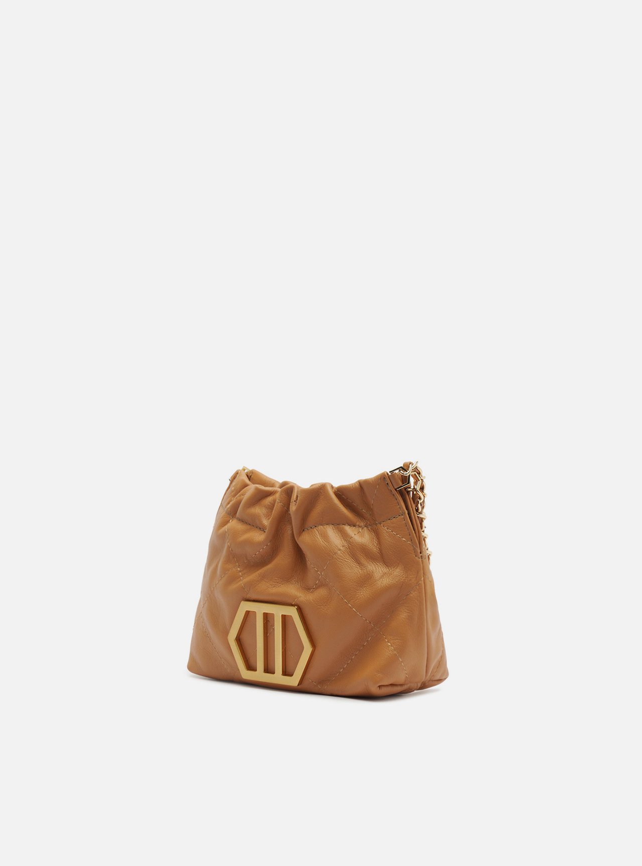 Bolsa Tiracolo Marrom Clara Couro Esther Pequena — foto 2
