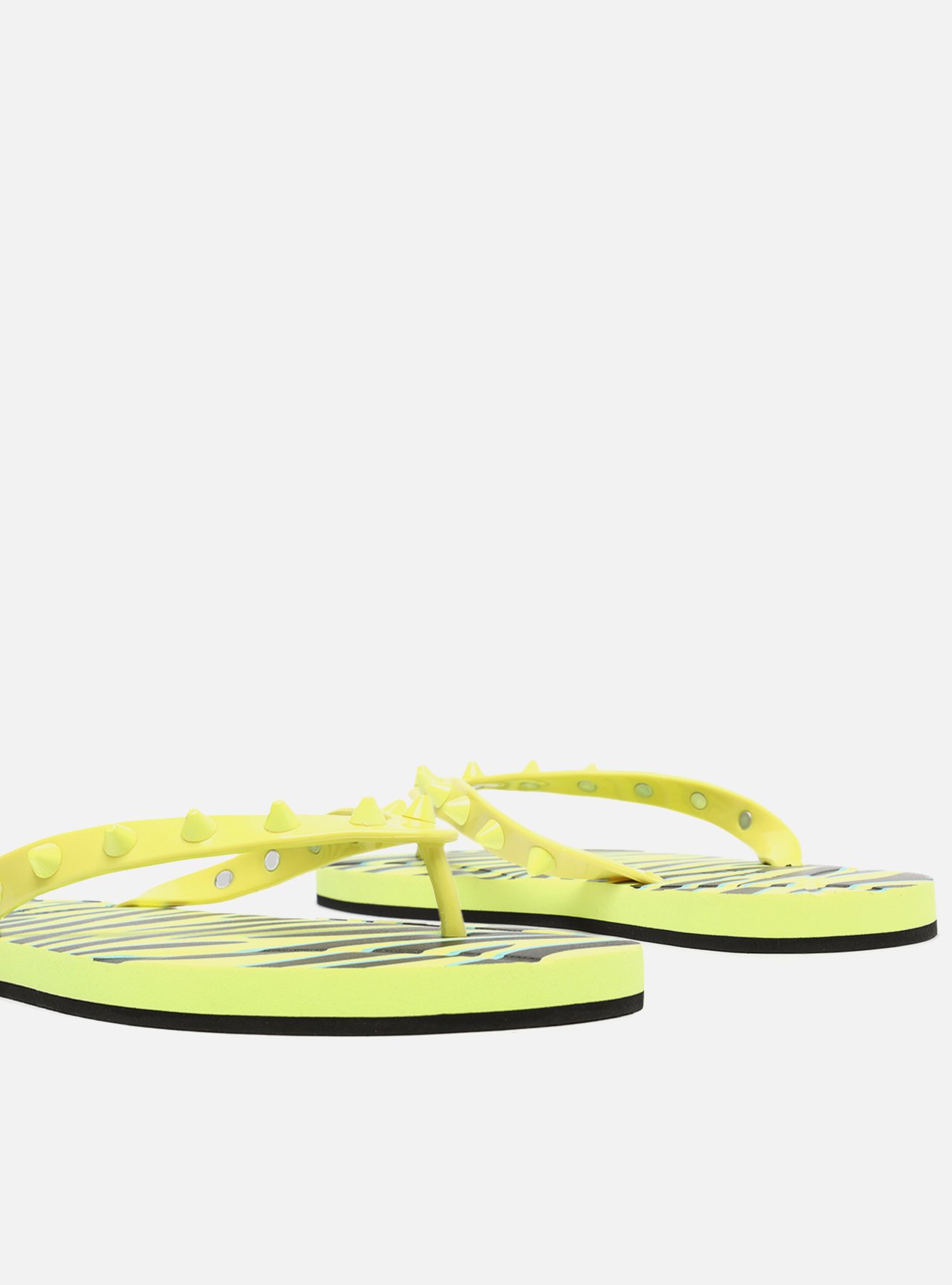 Chinelo de Dedo Multicolorido Estampa Brizza Rock — foto 4