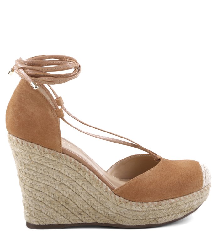 Espadrille Rustic Lace-up Tan