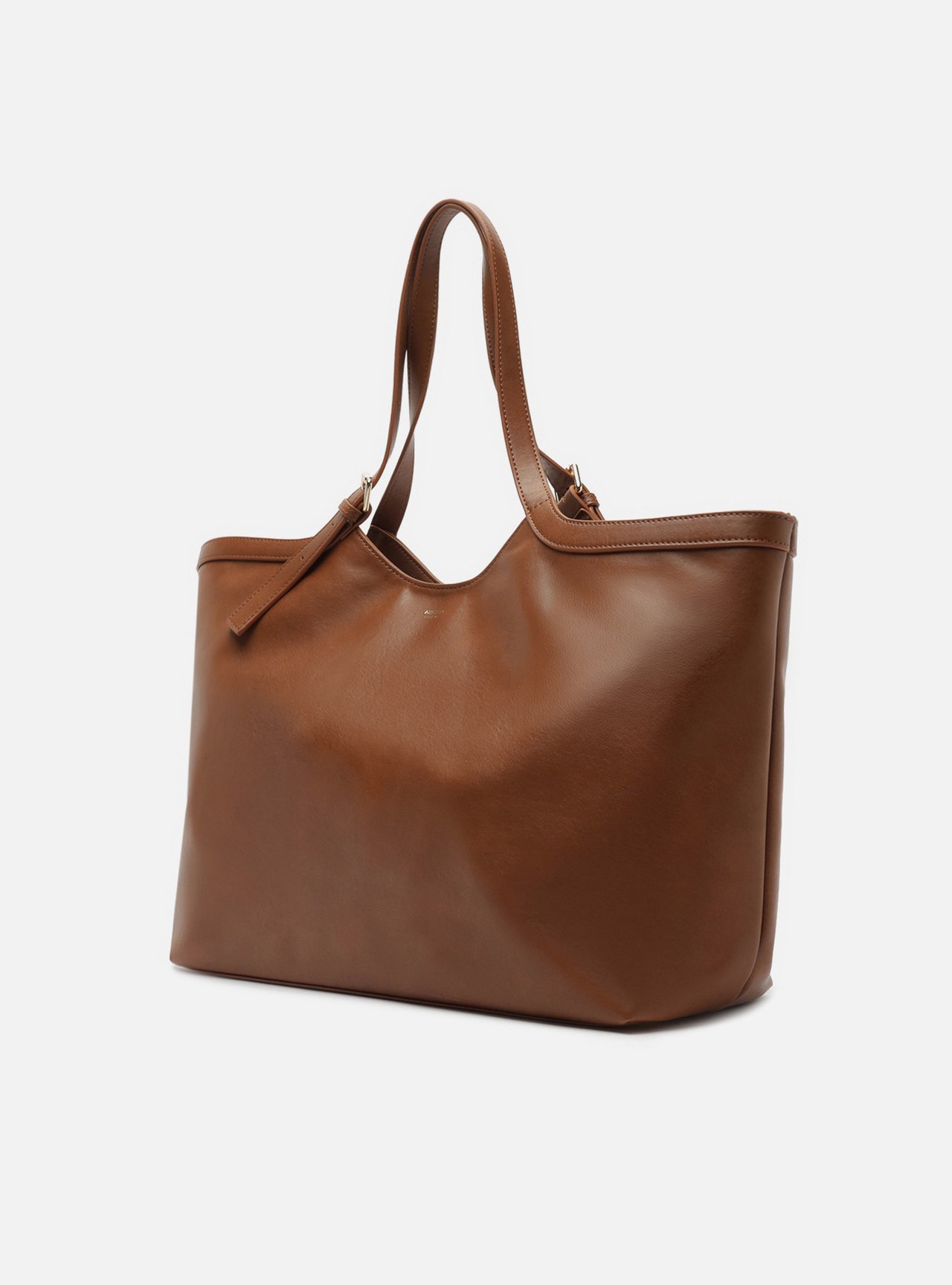 Bolsa Shopping Marrom Grande Metais — foto 2