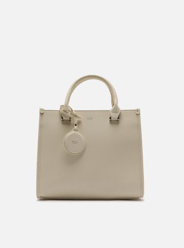 Bolsa Tote Branca Grande Logo Perfurado | Arezzo
