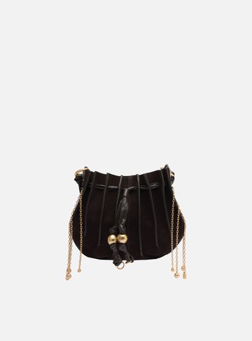 Bolsa Tiracolo Marrom Pequena