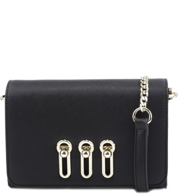 Bolsa Tiracolo Fecho Preta