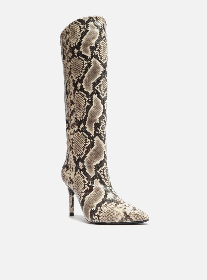 Bota Snake Cano Longo Salto Fino