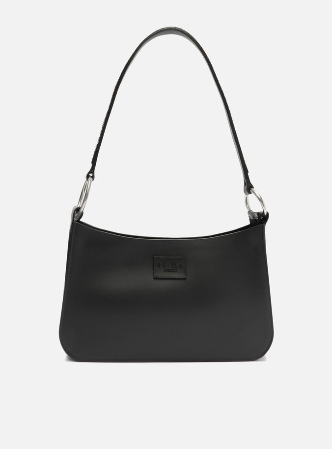 Bolsa Preta Alça Strass Pequena