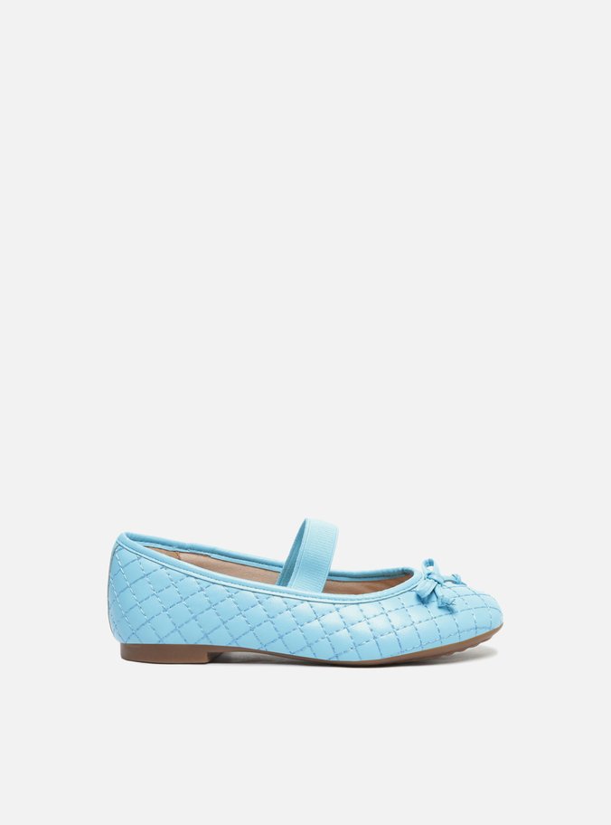 Sapatilha Infantil Azul Matelassê Elástico