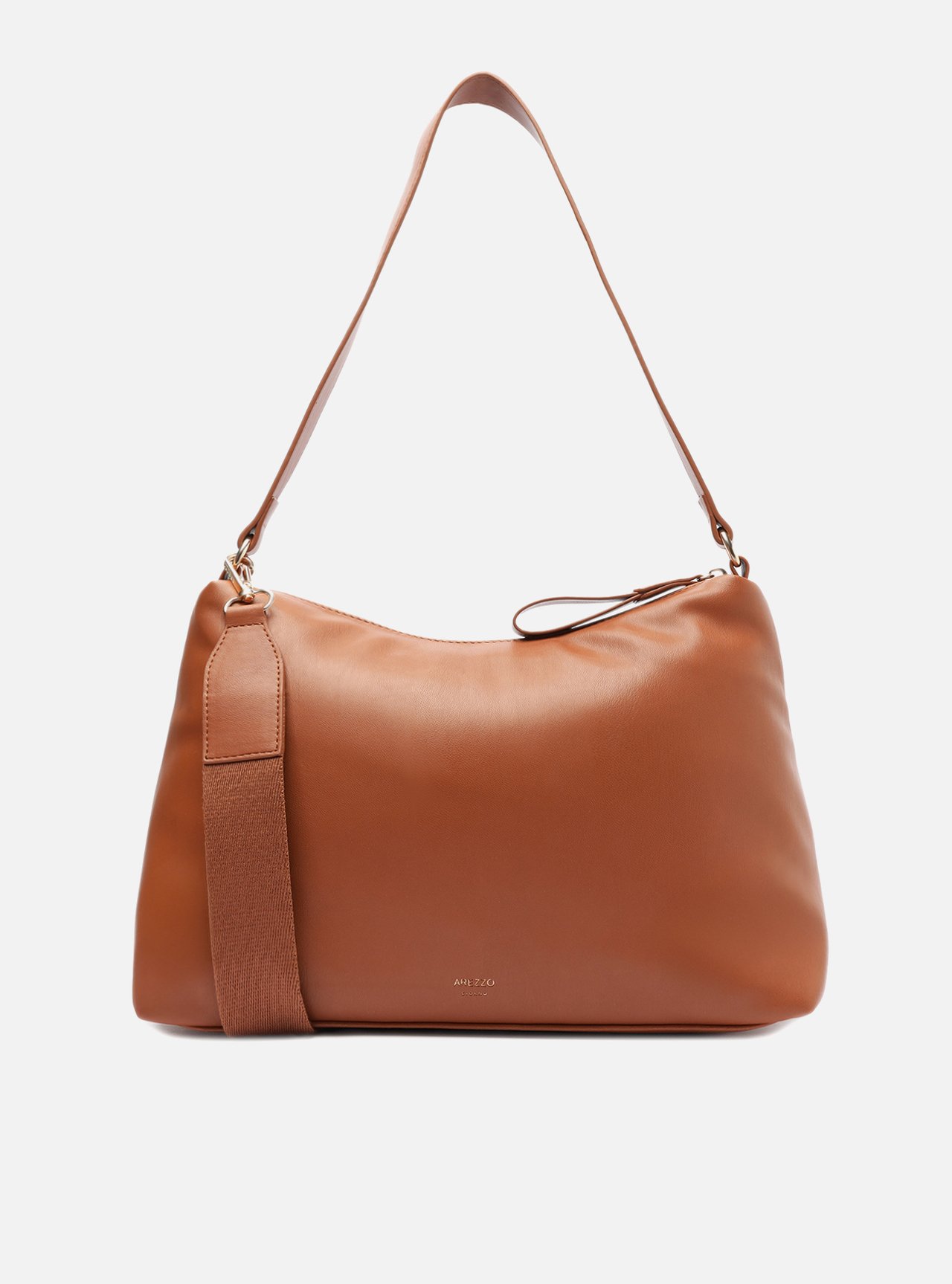 Bolsa Tiracolo Marrom Grande — foto 3