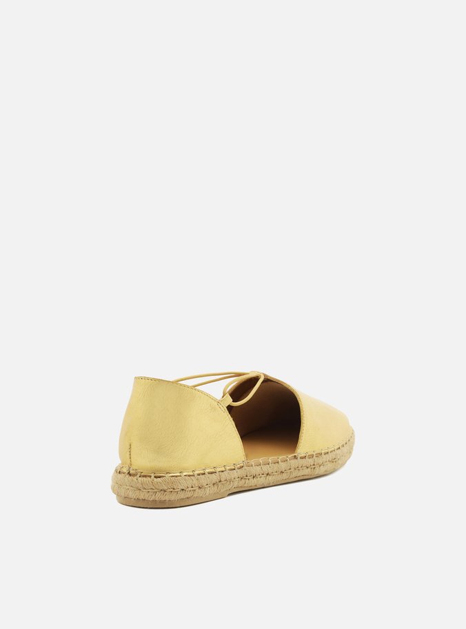 Espadrille Dourada Salto Rasteiro