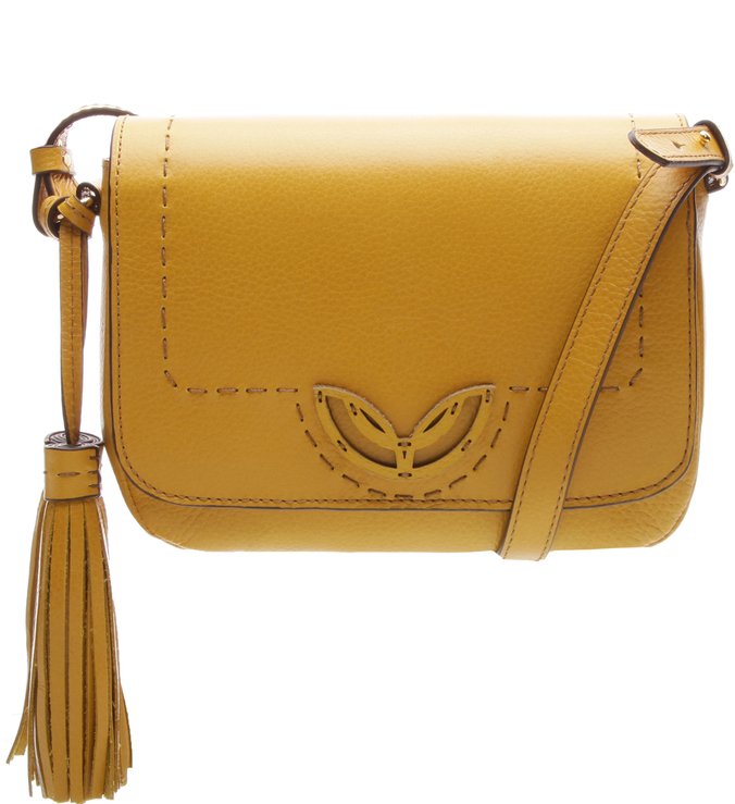 Bolsa Couro Tiracolo Pequena Borgospesso Mustang