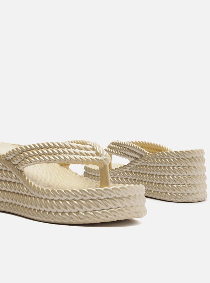 Tamanco Plataforma Dourado Marrocos Sun