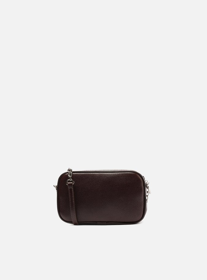 Bolsa Tiracolo Marrom Pequena Corrente Basic
