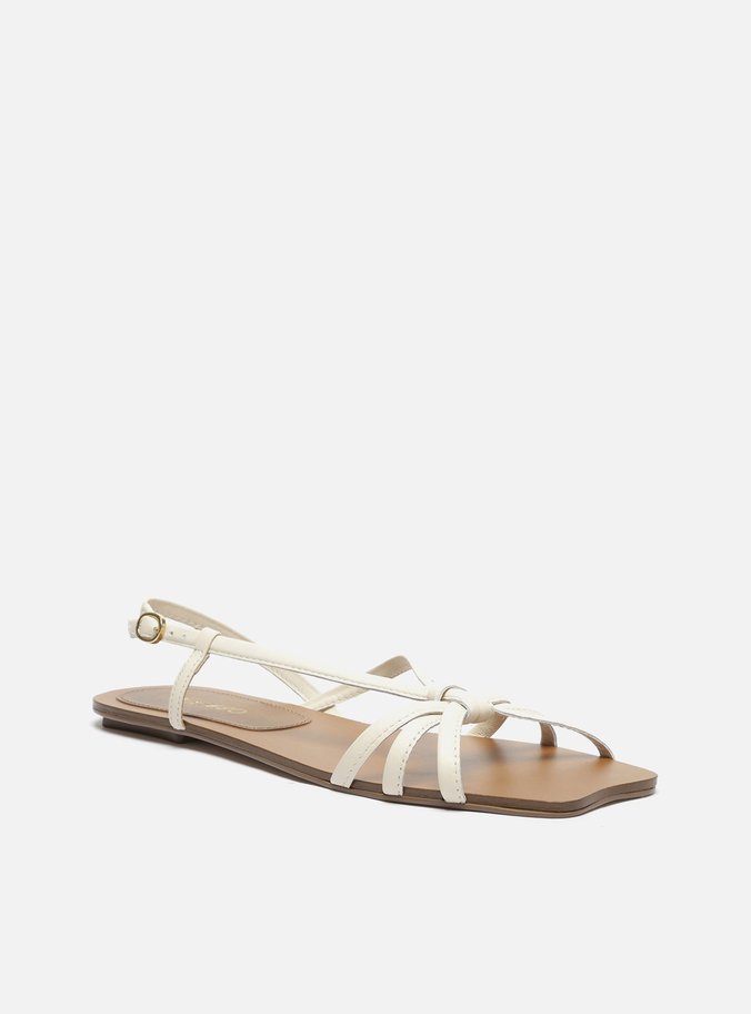 Sandália Rasteira Off-White Eva