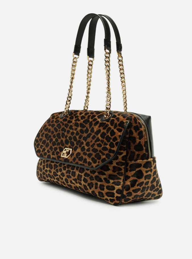 Bolsa Bowling Animal Print Grande Encaixe Metal