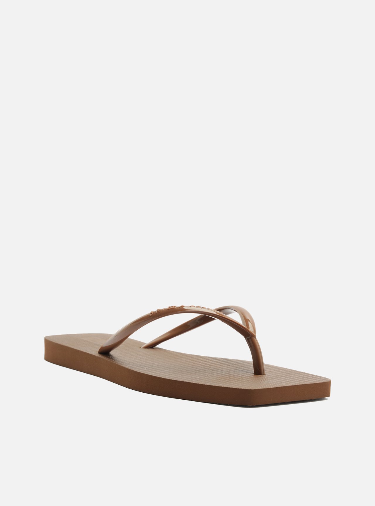 Chinelo de Dedo Marrom Flatform Brizza — foto 2