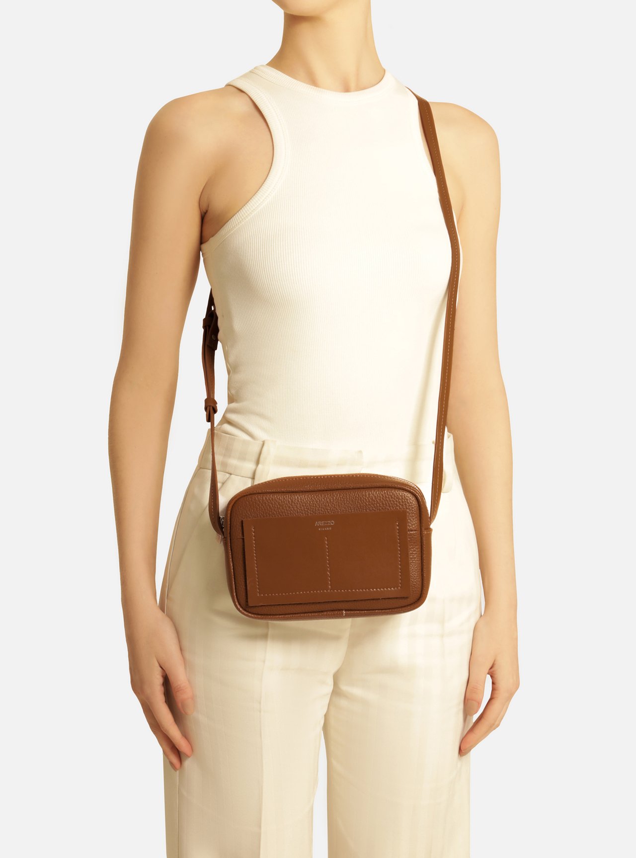 Bolsa Tiracolo Caramelo Pequena Bolso — foto 6