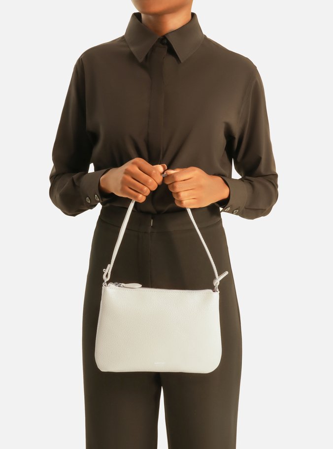 Bolsa Tiracolo Branca Milky Luisa Pequena