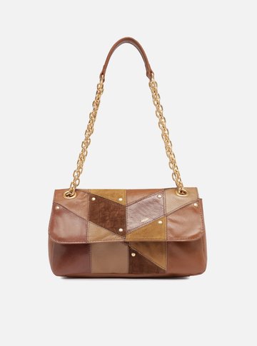 Arezzo — Bolsa Tiracolo Marrom Couro Média