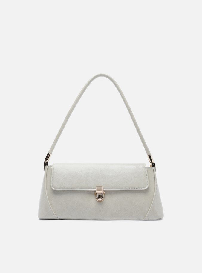 Bolsa Shoulder Off White Pequena Metais