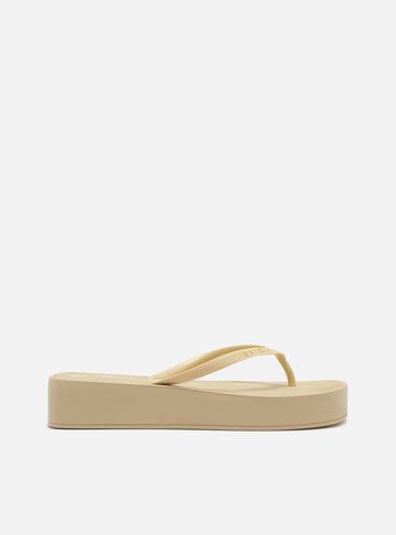 Sandália Off-White Flatform Mykonos