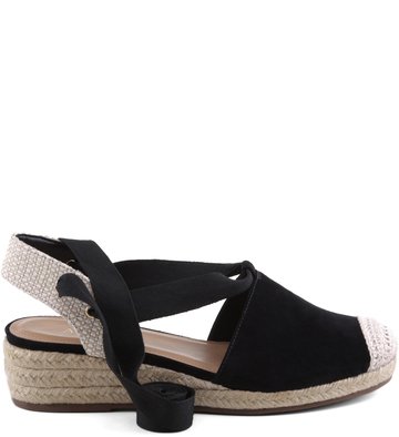 Espadrille Camurça Preta
